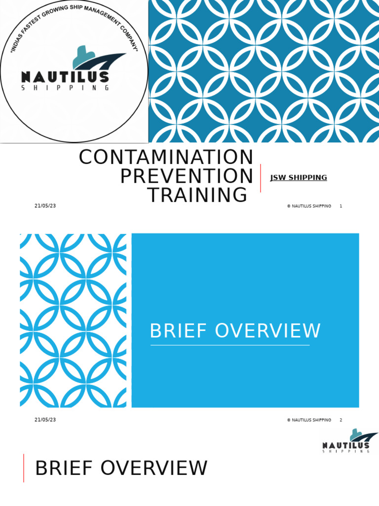 Contamination Prevention Training | PDF