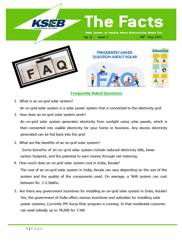 Frequently Asked Questions - About Solar-17165537201453270153 | PDF