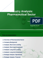 Industry Analysis: Pharmaceutical Sector