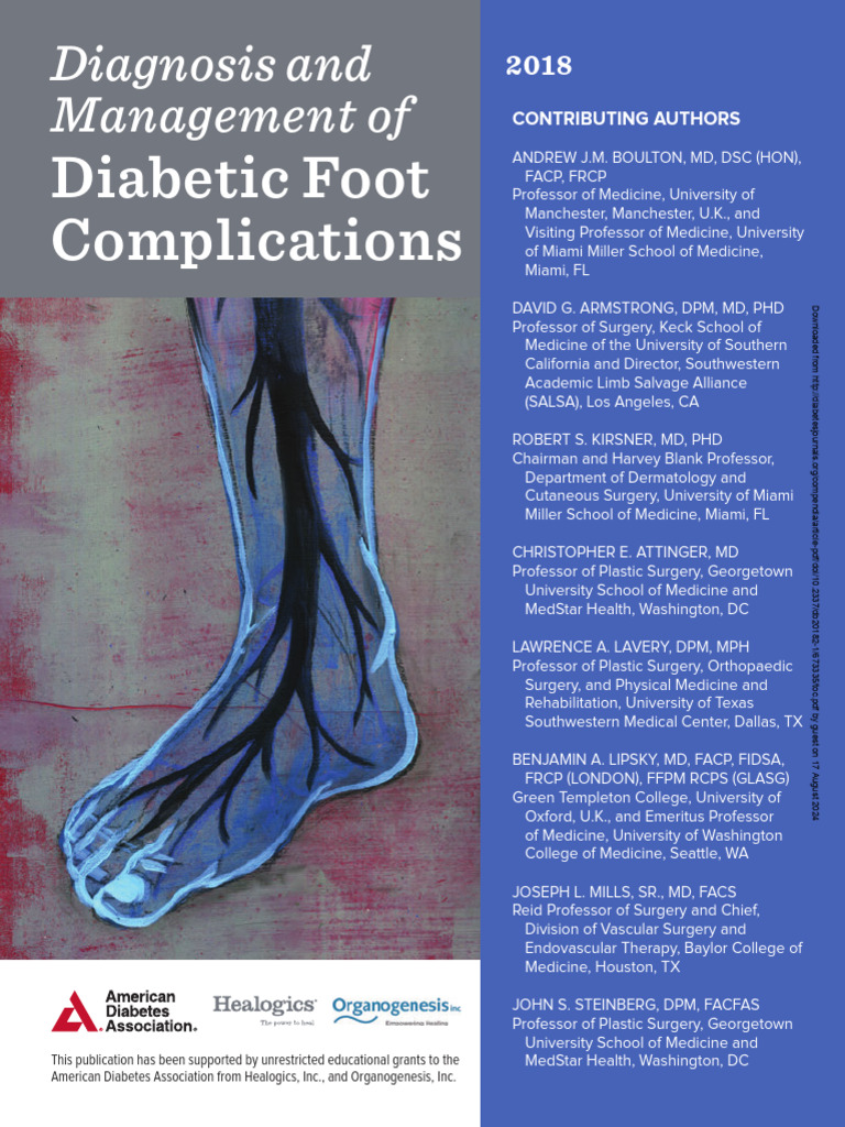Diagnosis and Management of Diabetic Foot Complications | PDF