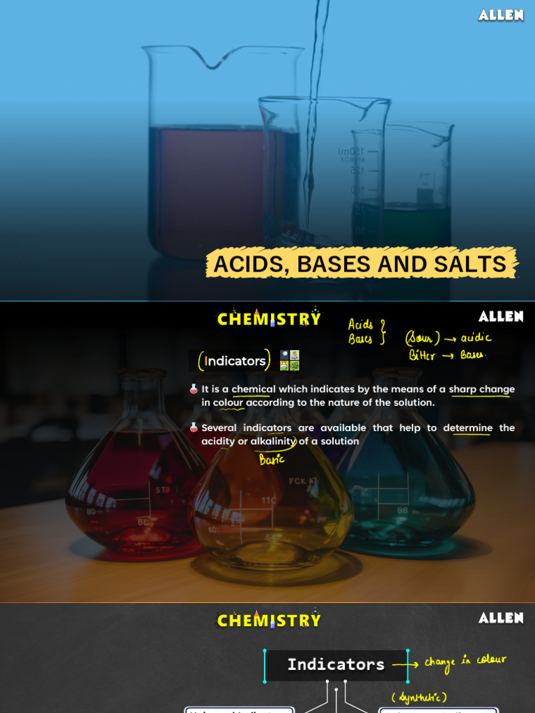 Understanding Acids, Bases, and Indicators | PDF | Chemical Compounds ...