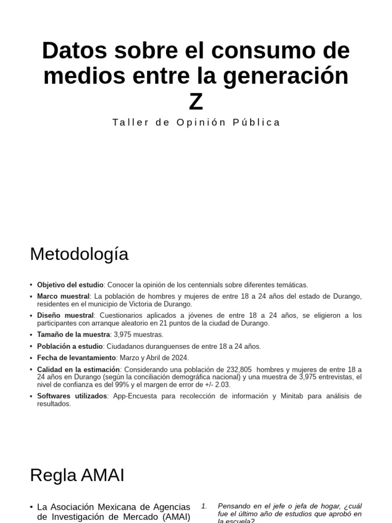 Datos Sobre El Consumo de Medios Entre La Generación Z | PDF