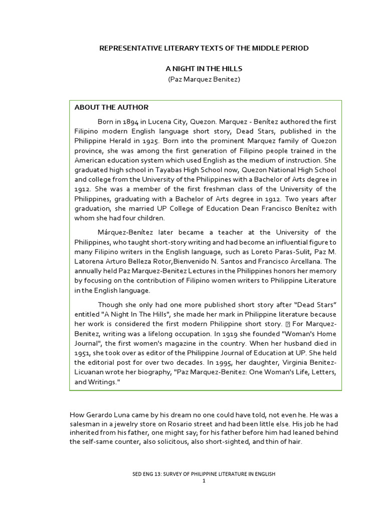 Representative Literary Texts of The Middle Period | PDF