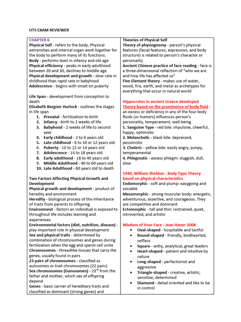 Understanding The Self Reviewer - Chapter 6 | PDF