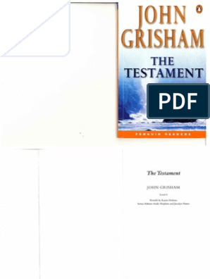 Download The Testament A Novel John Grisham Free Books