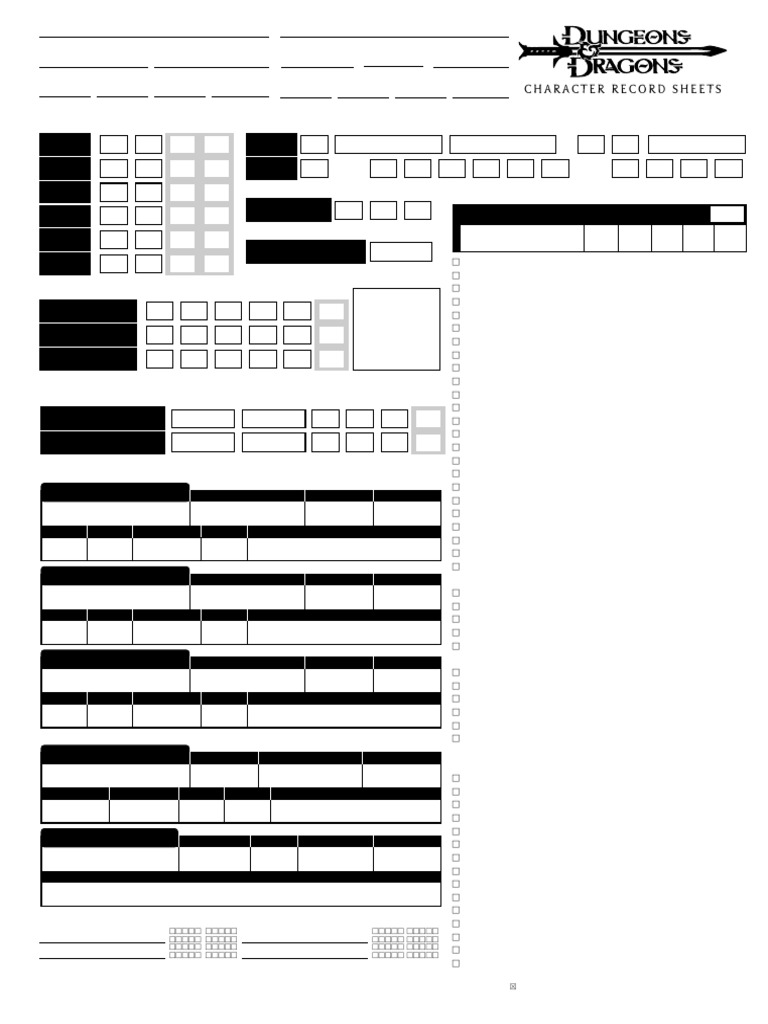 STR DEX CON INT WIS CHA HP AC Initiative Base Attack Skills: Melee ...