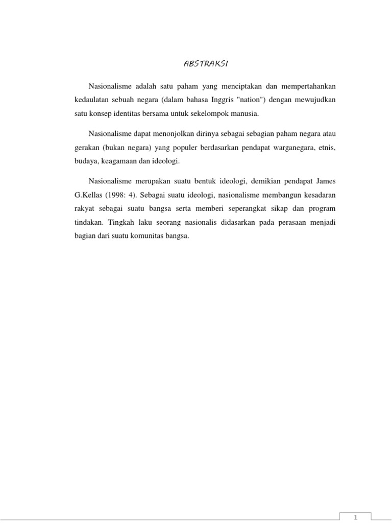 Pkn Nasionalisme Makalah