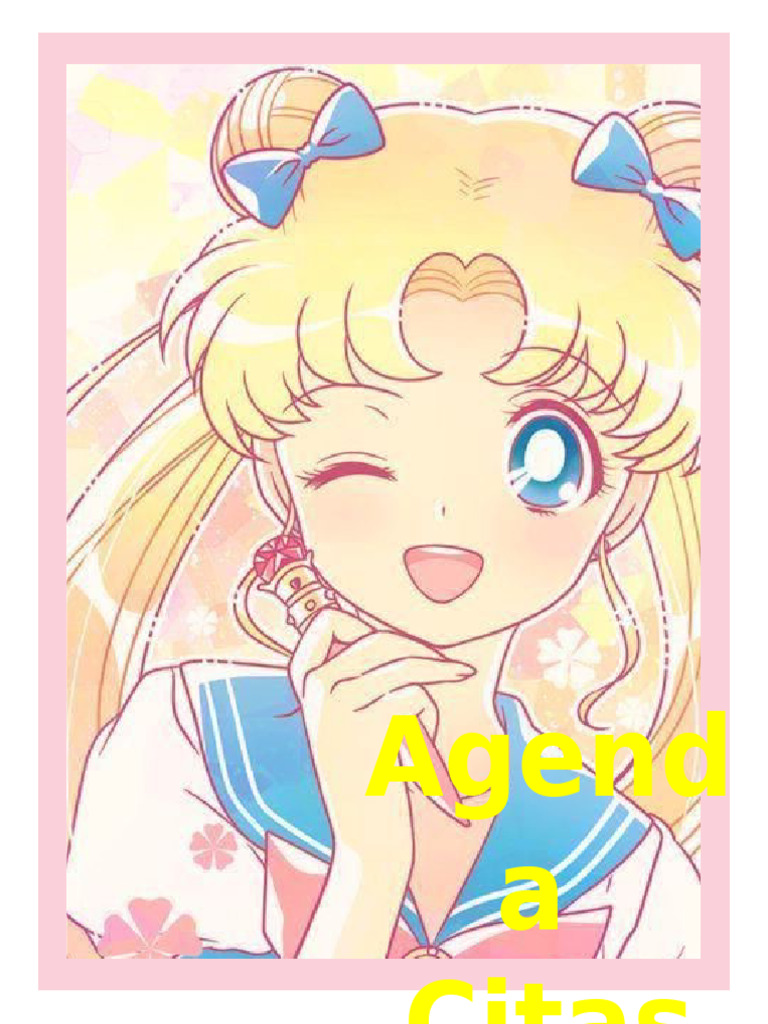 Agenda Citas Sailor Moon 2024 | PDF