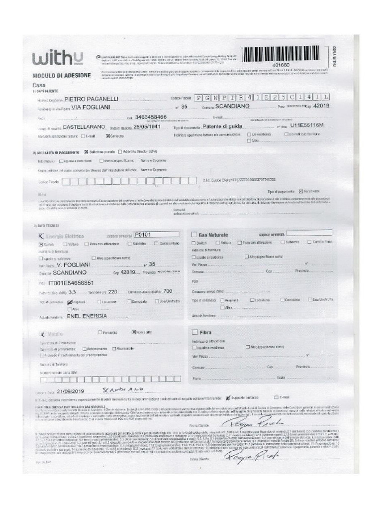 Contratto Firmato 51565 | PDF