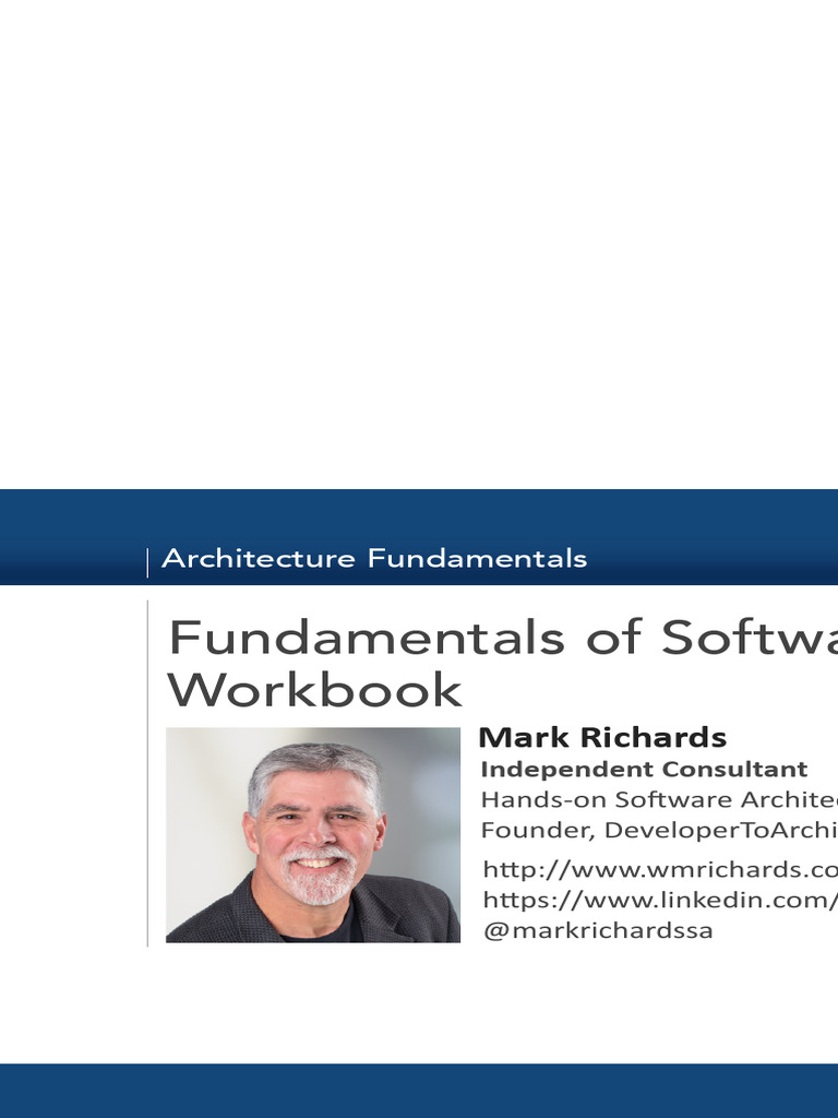 Fundamentals of Software Architecture 1-Day Class - Key - Fsa-Workbook ...