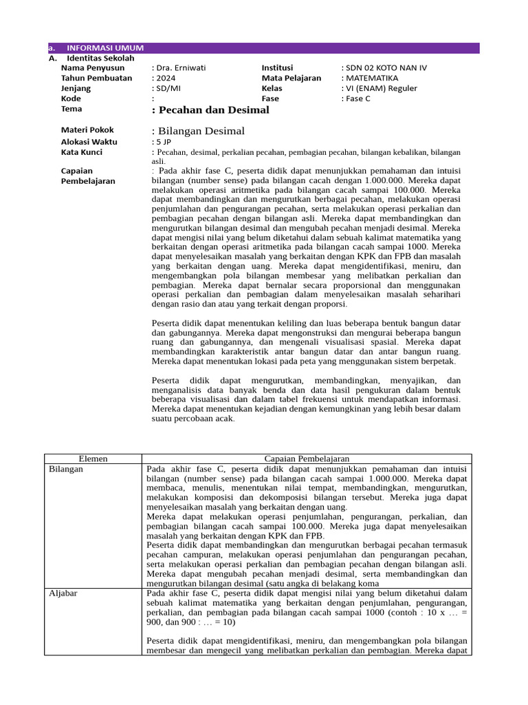 Bab 1 - Pekan Ke-3 Matematika | PDF
