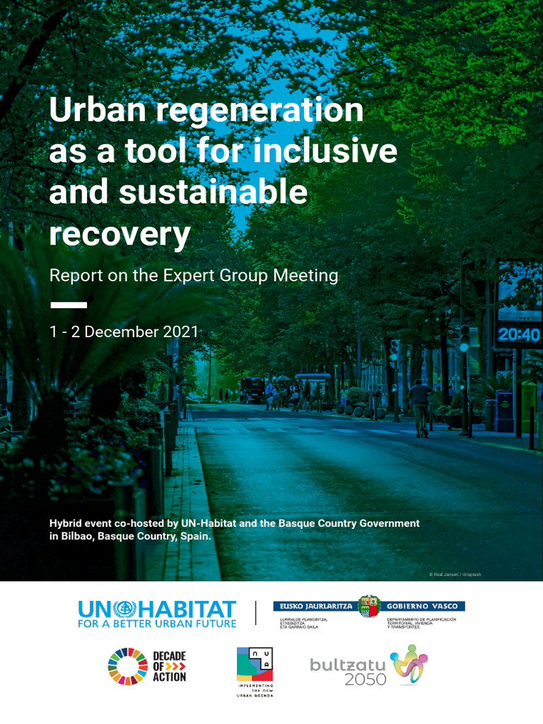 Urban Regeneration As A Tool For Inclusive and Sustainable Recovery | PDF