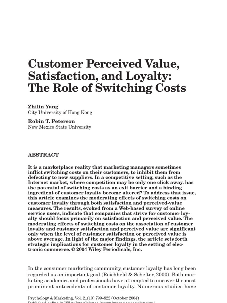 Essay on questions on customer perceived value image