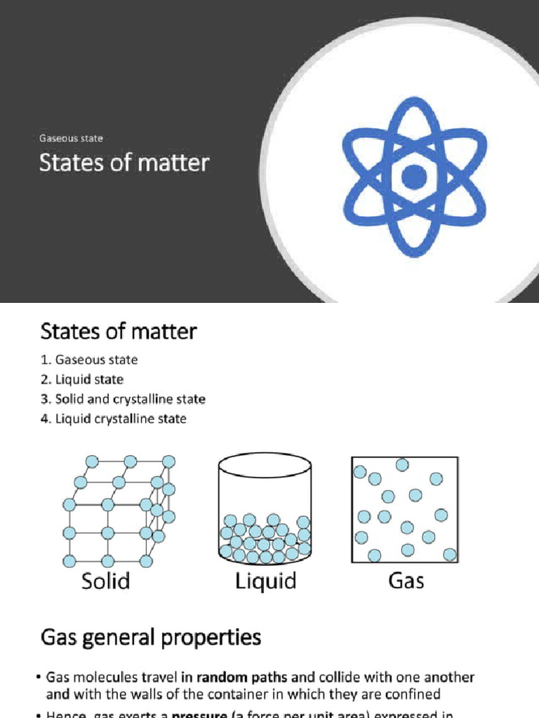 Gaseous State | PDF