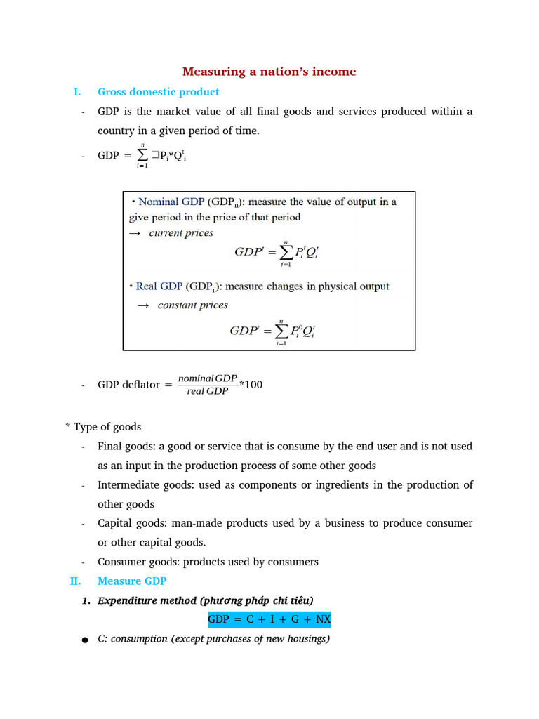 Principles of Macroeconomics (KTE203E) | PDF
