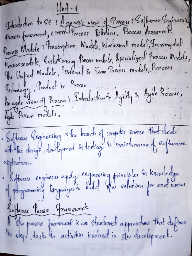 Se Unit 1 | PDF