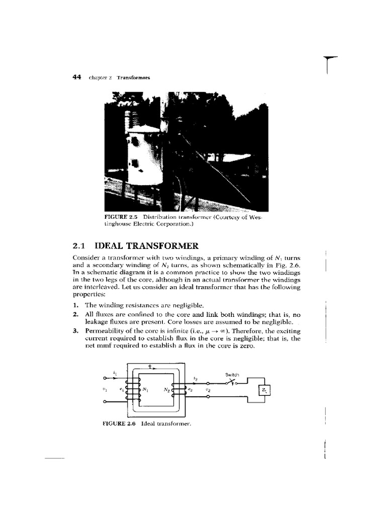 Ideal and real transformer pdf