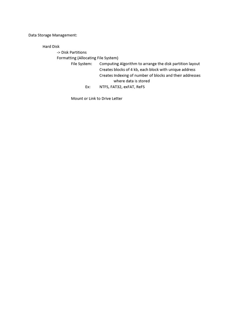 Windowsserver2016 Notes Part6 Storage Pdf