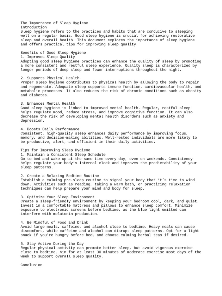 the-importance-of-sleep-hygiene-pdf