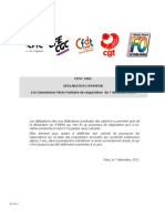 Declaration Intersyndicale CMP 7-12-11