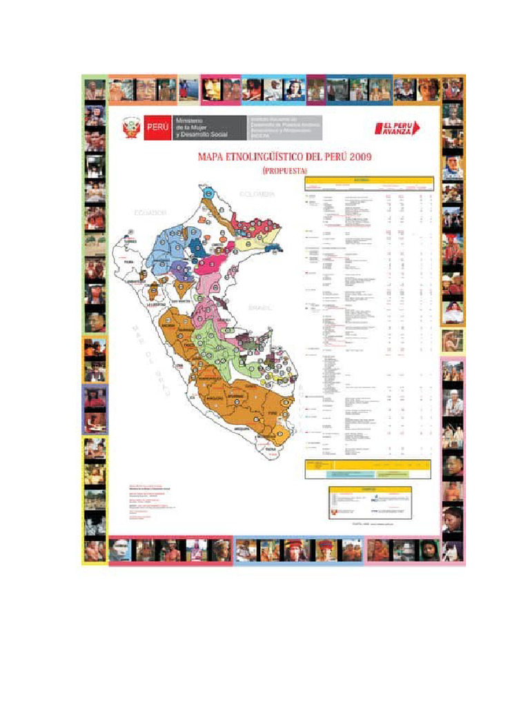 Mapas de Lenguas en El Peru | PDF