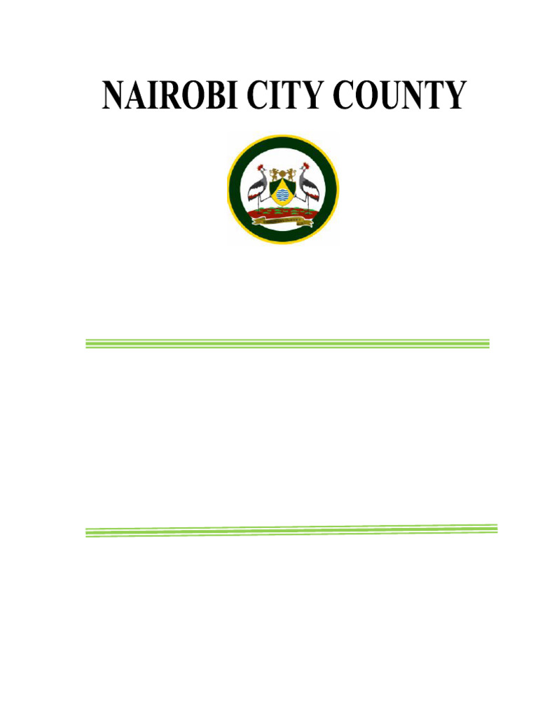 County Integrated Development Plan (CIDP) 2018-2022: Working Draft ...