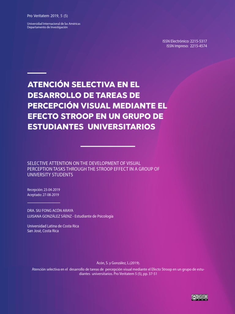 AtenciÃ N Selectiva | PDF