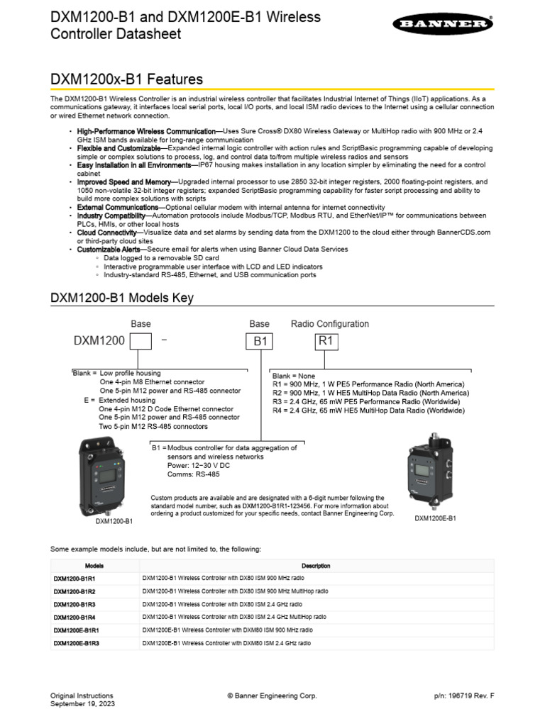 Datasheet Dxm Pdf