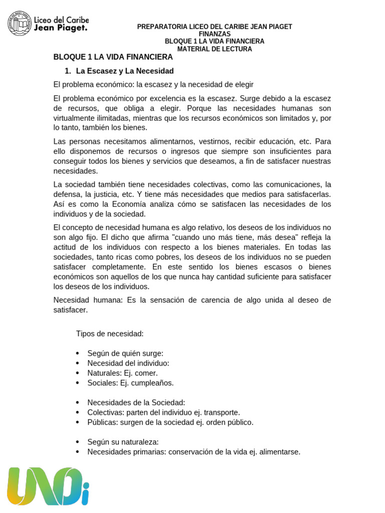 Bloque 1 | PDF