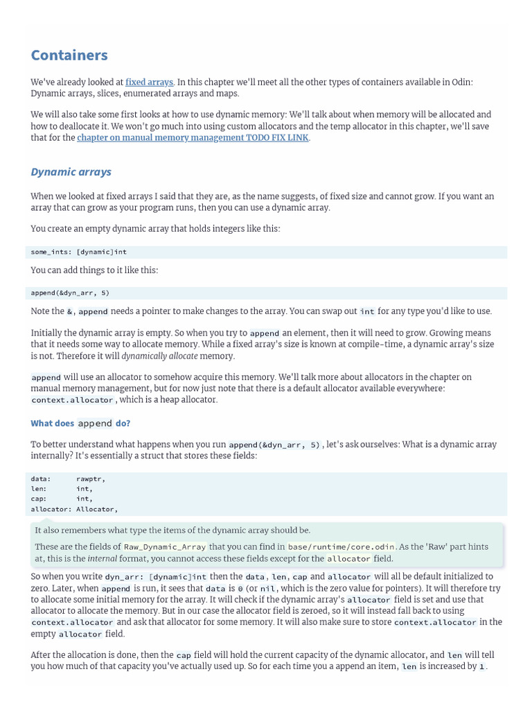 Containers | PDF