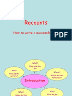 Recounts: How To Write A Successful One!
