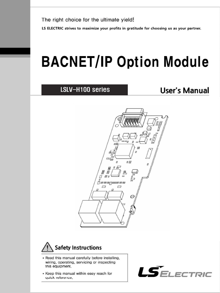 H100 BACNET IP Ethernet User Manual en V1.1 211209 | PDF