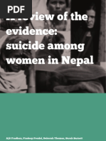 110805 a Review of the Evidence Suicide Among Women in Nepal - Final (1)