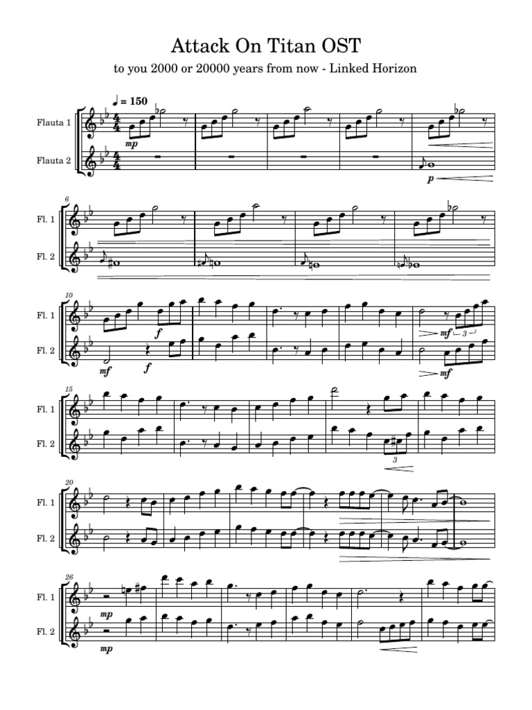 Attack On Titan Ost Pdf