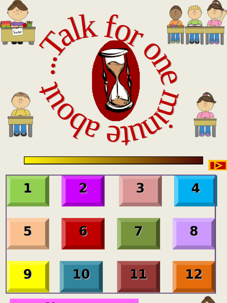 Talk For One Minute Activities Promoting Classroom Dynamics Group Form ...
