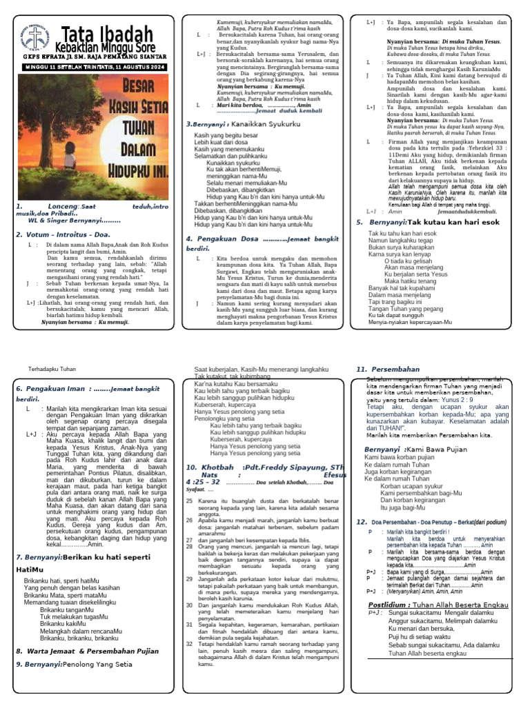 KMS 11 Agustus 2024 11I Set Tri | PDF