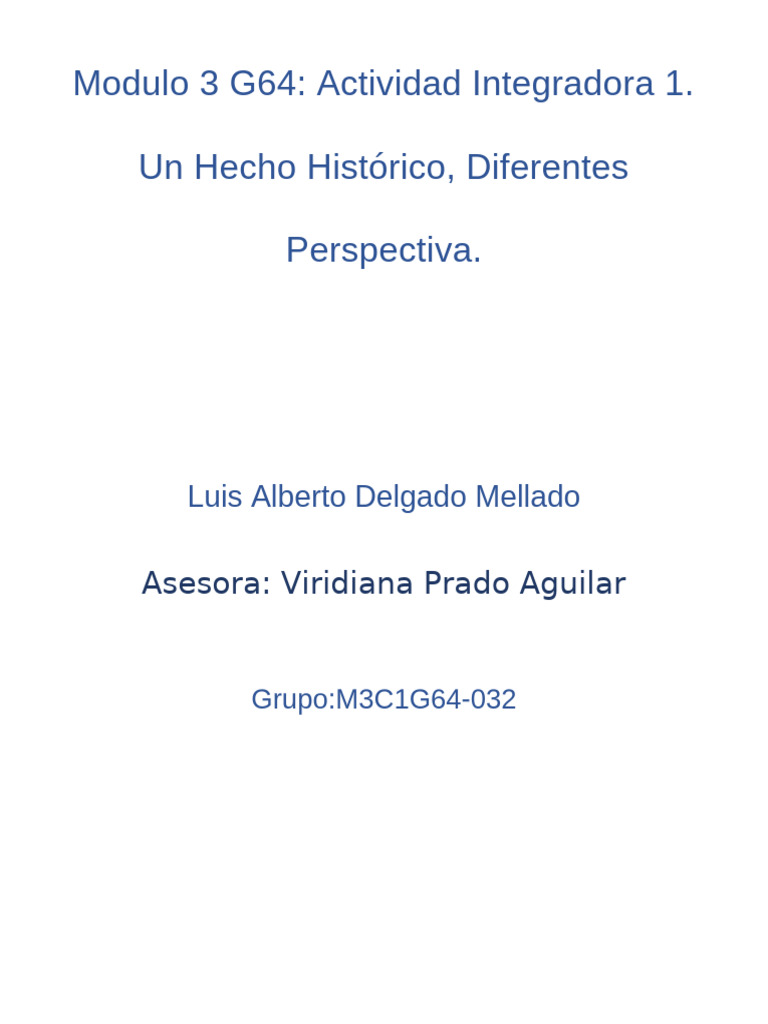 Modulo 3 Actividad 1 | PDF