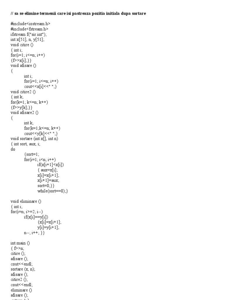 Eliminate and Merge Sorted Arrays | PDF