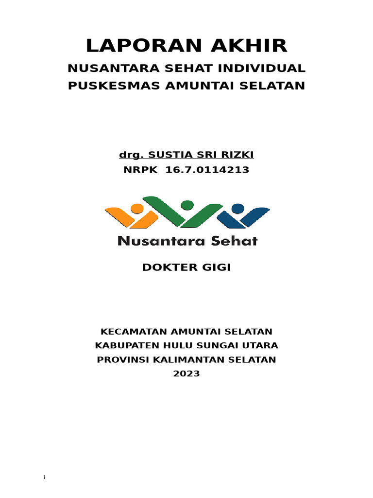 LAPORAN AKHIR Suriz | PDF