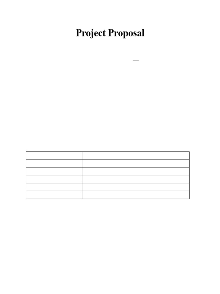 Group 1 Project Proposal | PDF
