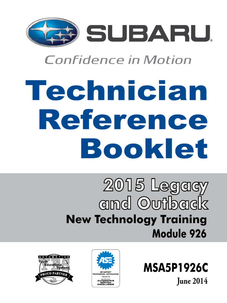 Technician Reference Booklet | PDF