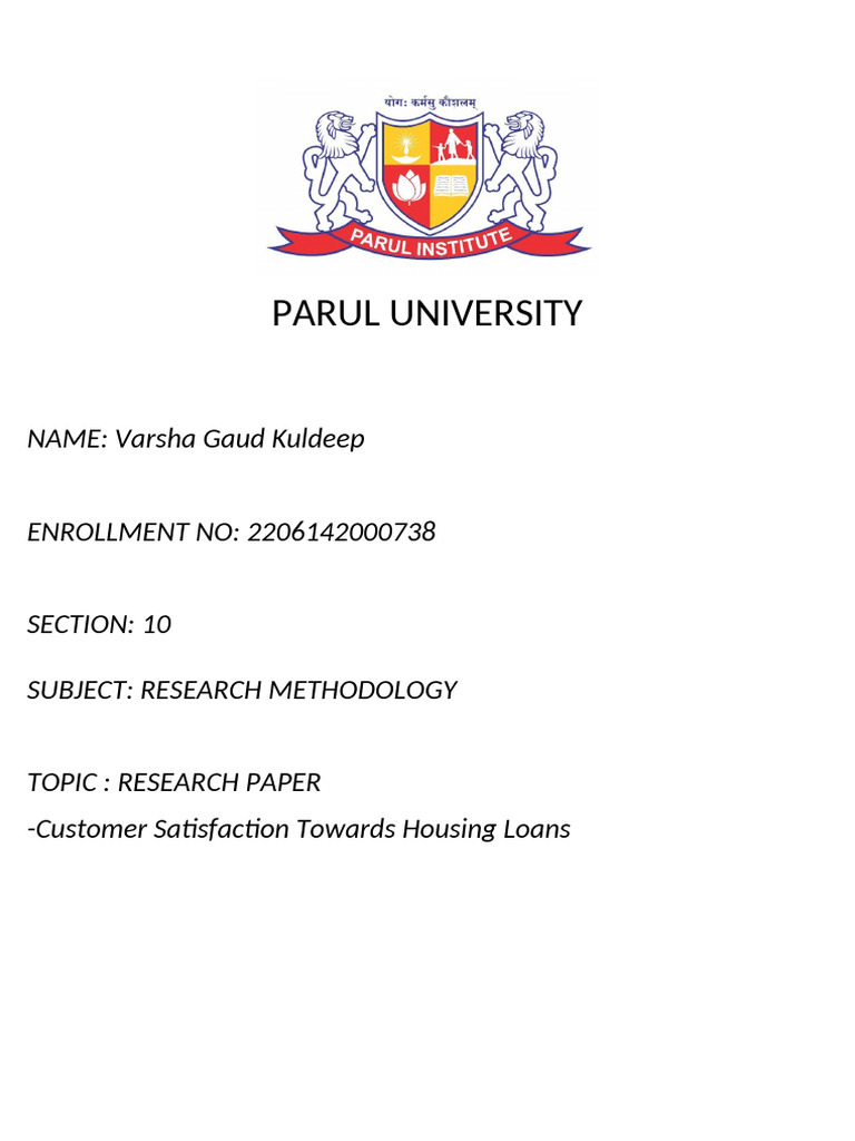 Varsha Research Paper 1 | PDF