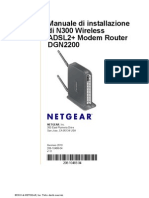 Manuale Di Installazione Di N300 Wireless ADSL2+ Modem Router DGN2200