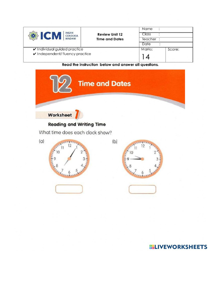 Time & Dates | PDF