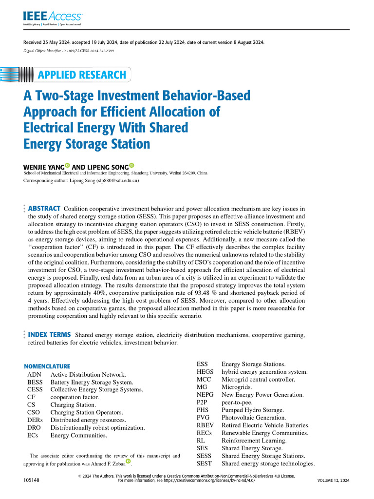 A Two-Stage Investment Behavior-Based Approach For Efficient Allocation ...
