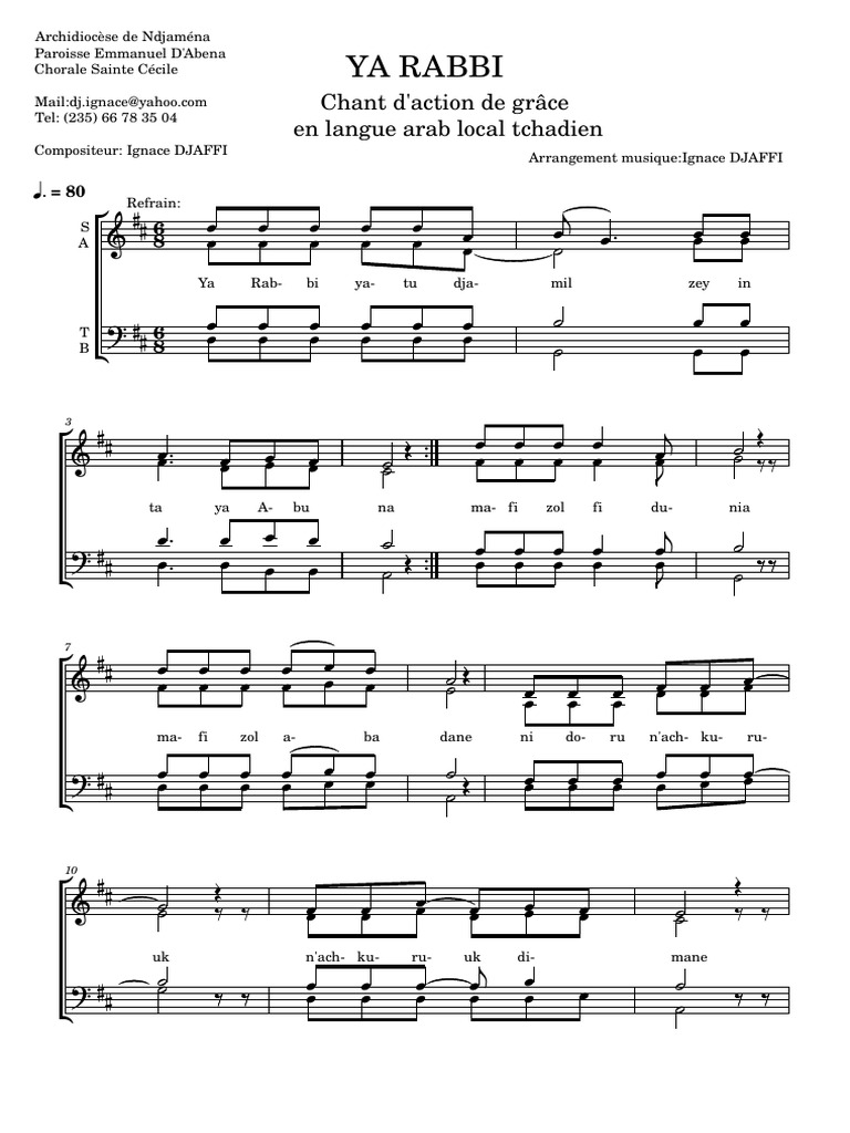 Ya Rabbi Version2 | PDF