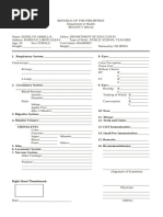Revised Form 86 Medical Certificate | PDF | Physical Examination | Medicine