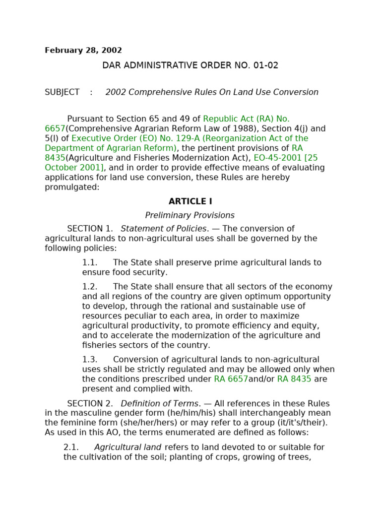Combined DAR AO | PDF