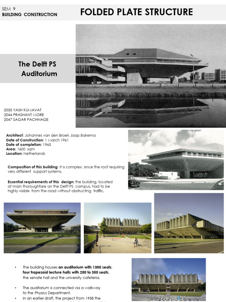 FOLDED PLATE STRUCTURE 2035-2044-2047 | PDF