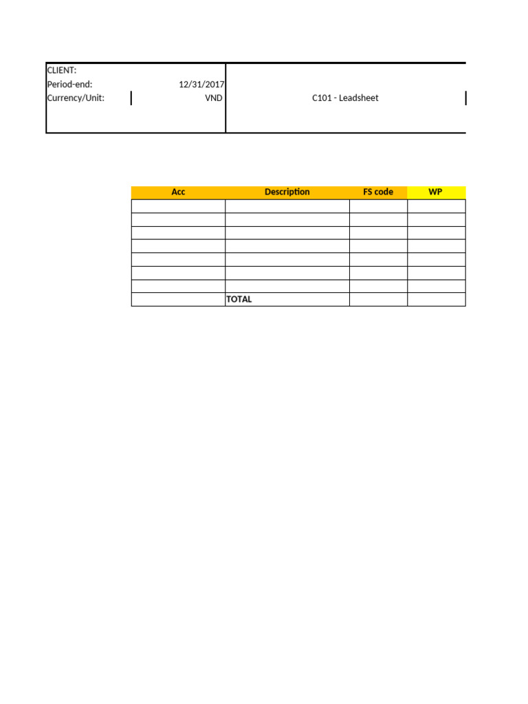 SAPP - Working Paper Cash Section | PDF